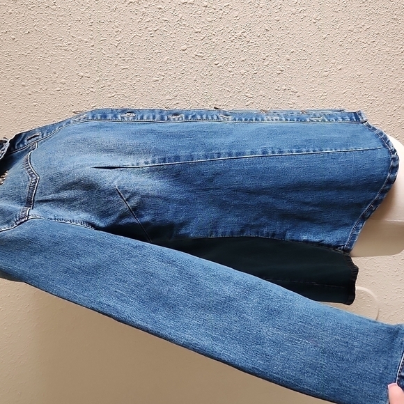 Cinco Ranch Western Denim Button Down Shirt - Picture 4 of 9